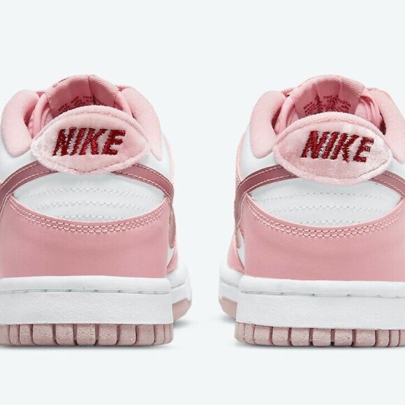 NIKE DUNK LOW PINK VELVET (GRADE SCHOOL) DO6485-600 FAST SHIPPING - Picture 5 of 8